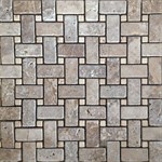 Мозаика из травертина